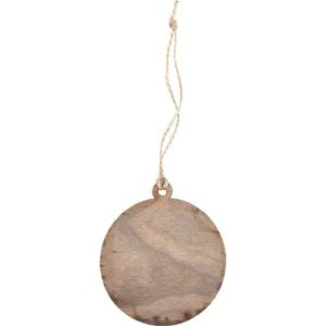 Crusader Cross Wooden Shield Christmas Ornament