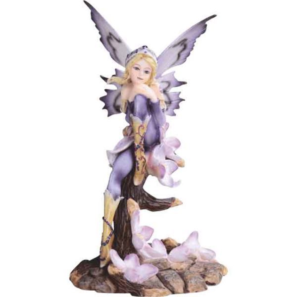 Fairy Sitting on Tree Branch Statue