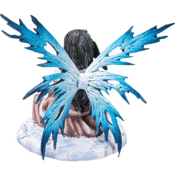 Fairy with Baby Wolf Statue