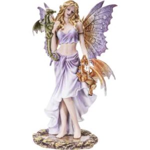 Dancing with Dragons Fairy Statue
