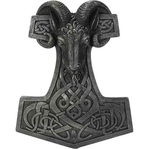 Viking Ram Mjolnir Plaque