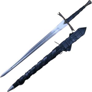 Folded Eindride Sword with Scabbard and Belt