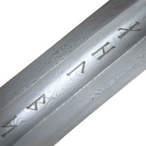 Folded Eindride Sword with Scabbard and Belt