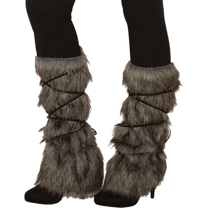 Viking Fur Leg Guards