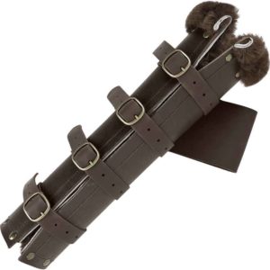 Fur Lined Long Leather Frog