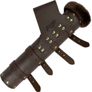 Fur Lined Long Leather Frog