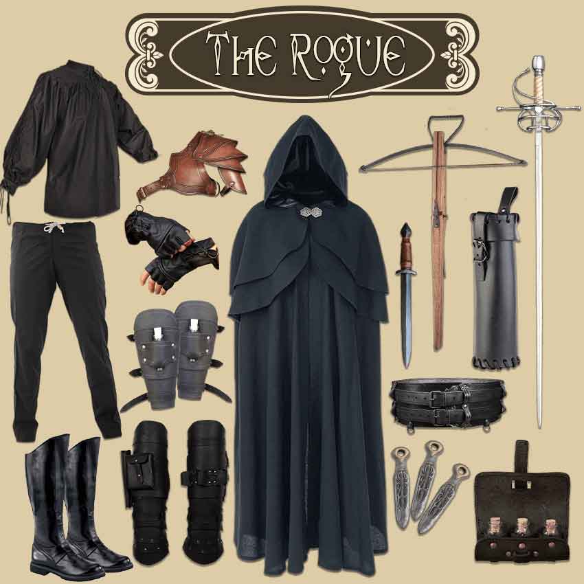 How to Dress up as a Dungeons and Dragons Rogue Medieval Collectibles
