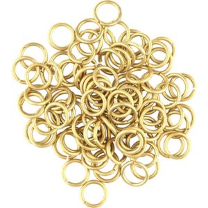 Brass Butted Chainmail Rings