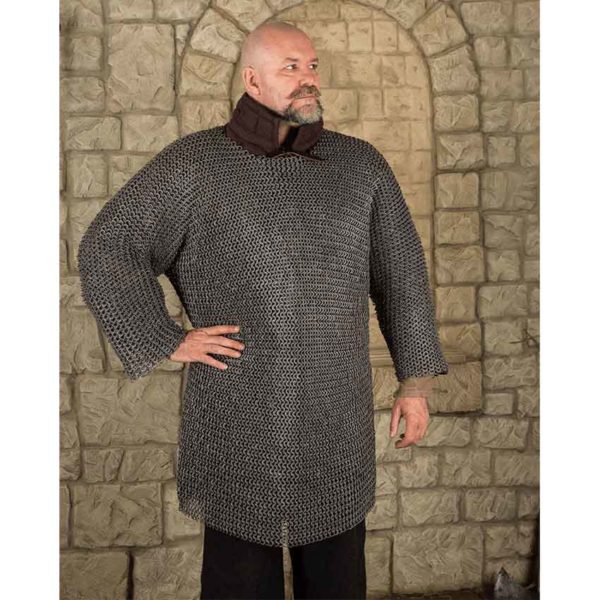 Berengar Flat Ring Aluminum Chainmail Hauberk