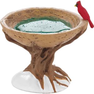 Woodland Bird Bath - Christmas Village Accessories by Department 56