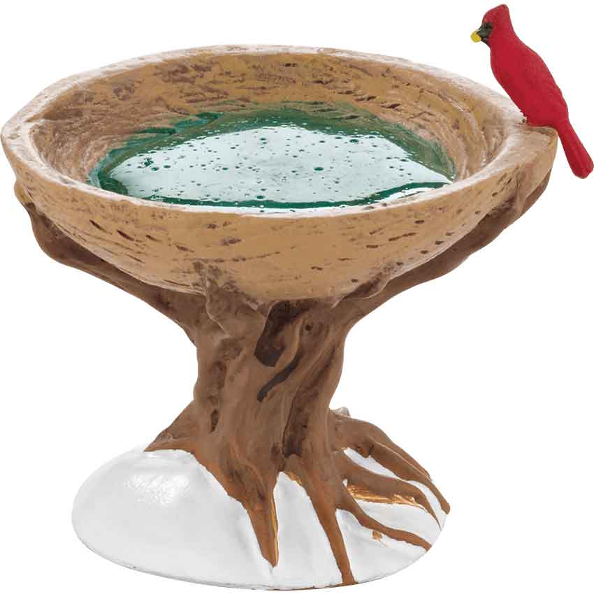 Woodland Bird Bath - Christmas Village Accessories by Department 56