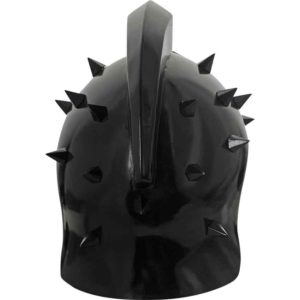 Black Gladiator Roman Helmet