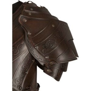 Lancelot Leather Pauldrons