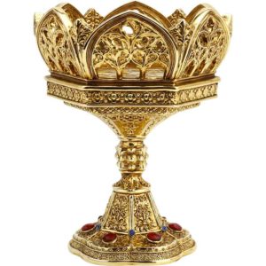 Golden Cathedral Votive Candle Holder