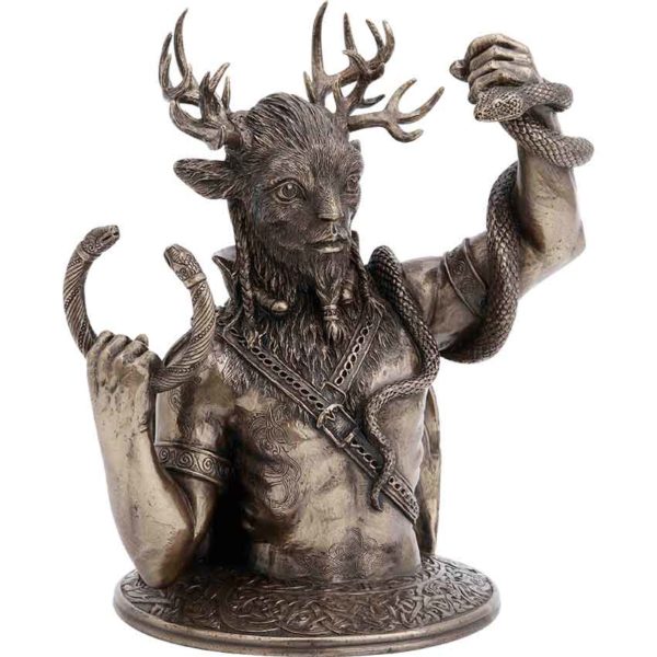 Celtic Cernunnos Bust Statue