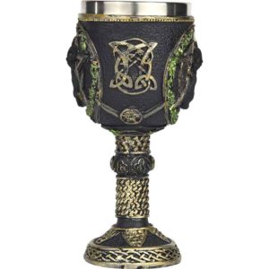 Cat on Pentagram Goblet