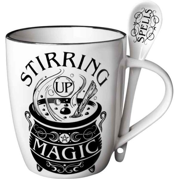 Stirring Up Magic Mug and Spoon Set