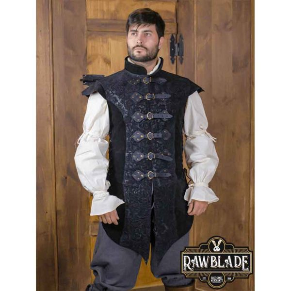 Yalon Deluxe Long Jerkin - Black