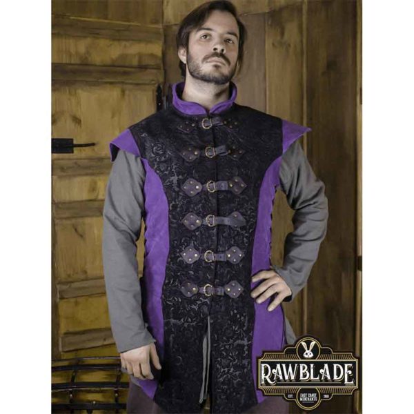 Yalon Deluxe Long Jerkin - Purple