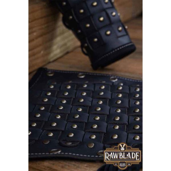 Evan Reinforced Bracers - Black