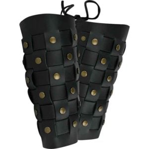 Evan Reinforced Bracers - Black