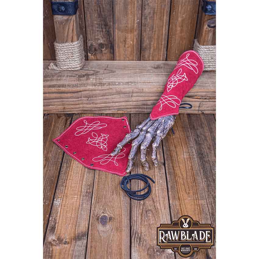 Vryla Premium Bracers - Red