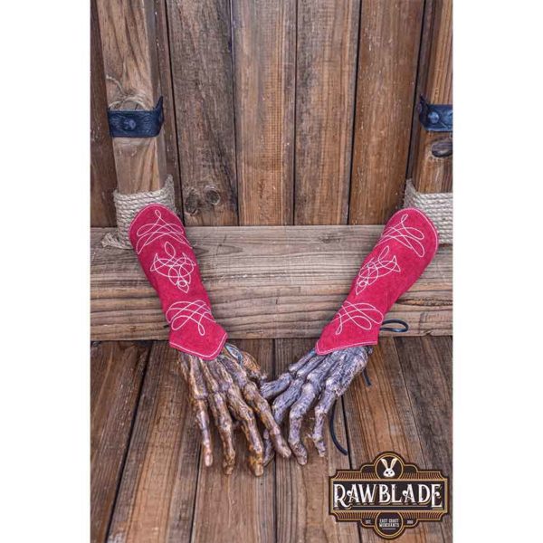 Vryla Premium Bracers - Red