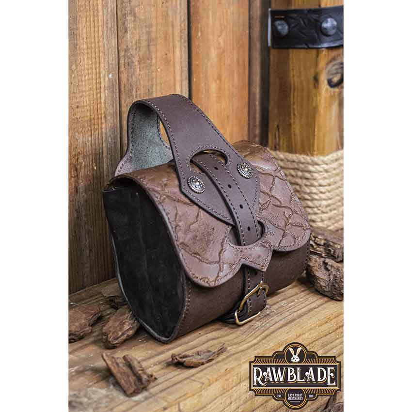 ✓ Leather Sorcerer Belt Bag Genuine and Stylish Accessory for Medieval  Enthusiasts