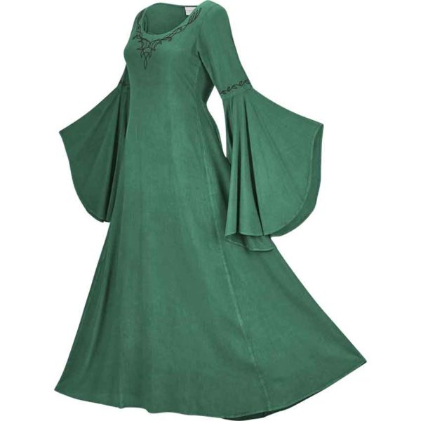 Arianrhod Dress - Green Jade