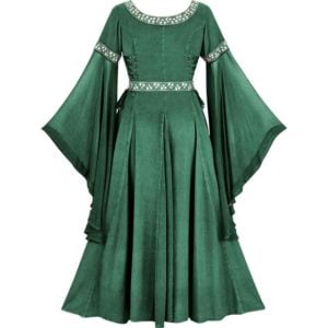 Elinor Dress - Green Jade