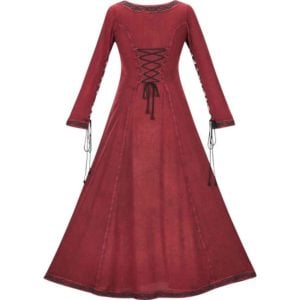 Merida Dress - Burgundy Wine