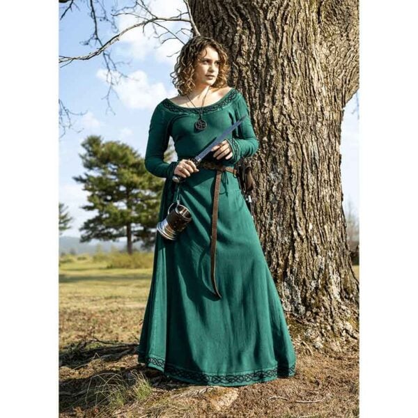 Merida Dress - Green Jade