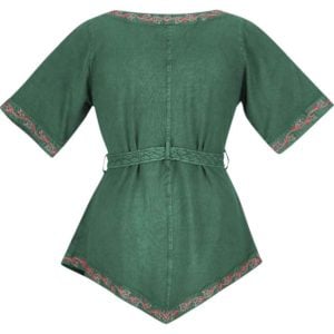 Torvi Womens Viking Tunic - Green Jade