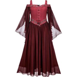 Acacia Dress - Burgundy Wine