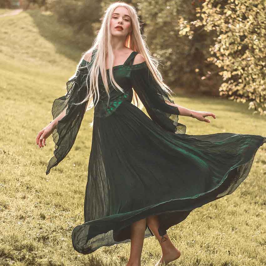 Acacia Dress - Green Jade