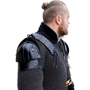 Woodsman Leather Shoulder Armour