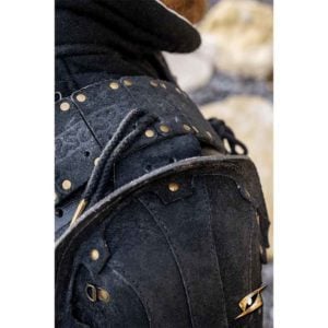 Woodsman Suede Shoulder Armour