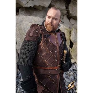 Woodsman Suede Shoulder Armour