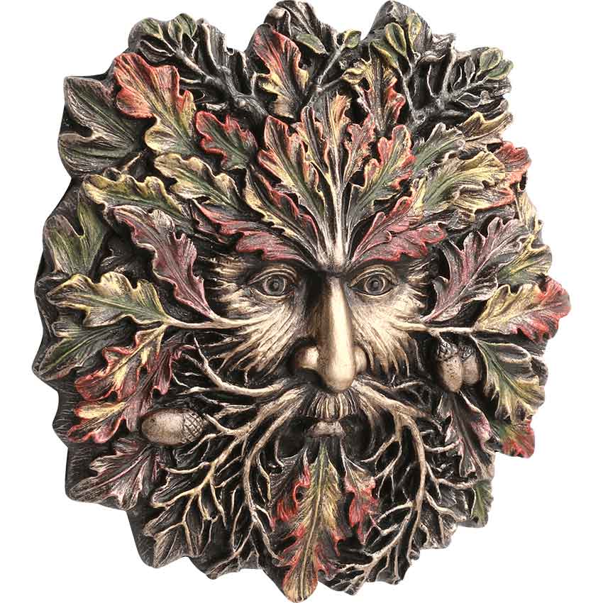 Autumn Equinox Greenman Wall Plaque