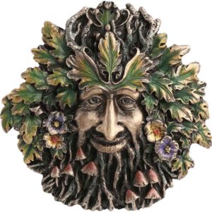 Spring Equinox Greenman Wall Plaque