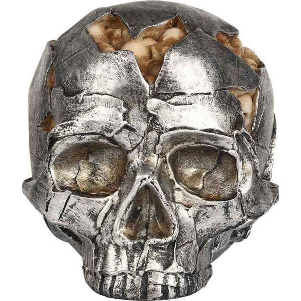 Silver Skull of Skulls Statue