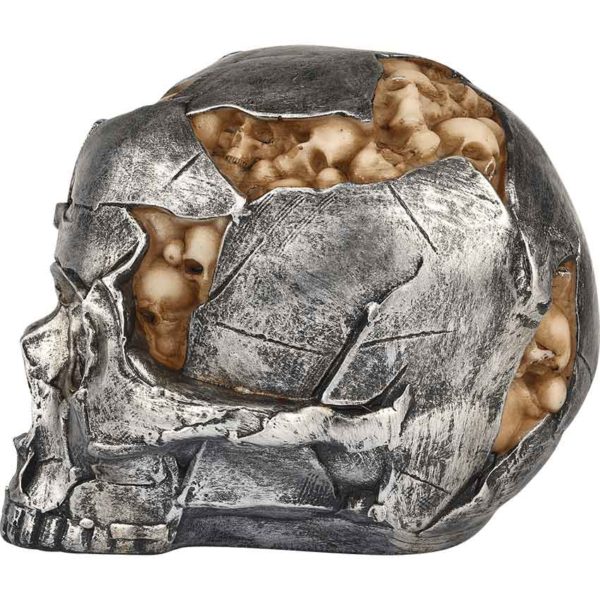 Silver Skull of Skulls Statue