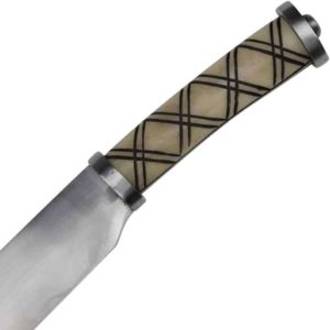 Viking Bone Grip Seax Dagger