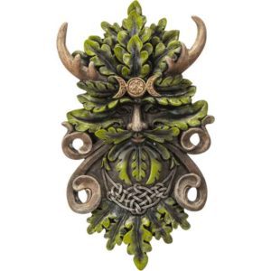 Celtic Triple Moon Greenman Plaque