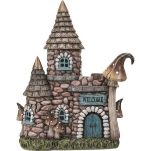 Cobblestone Castle Fairy Garden House