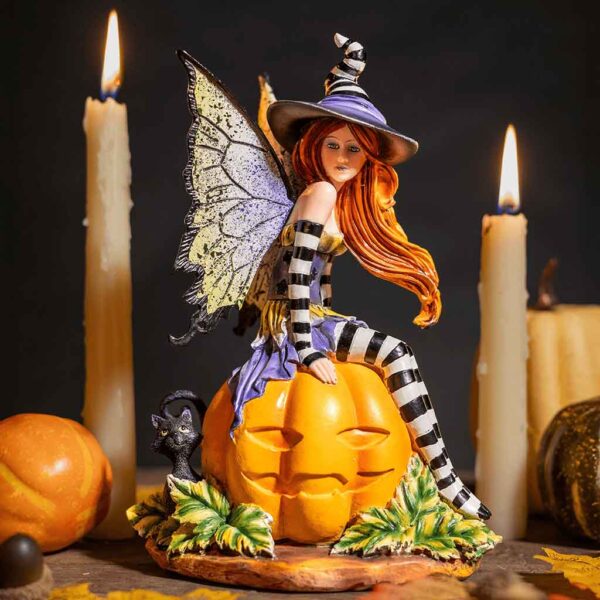 Bewitching Fairy Halloween Statue