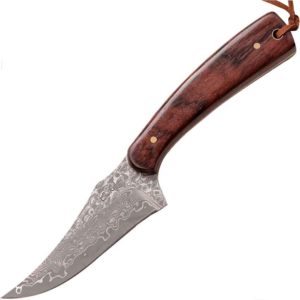 Folded Steel Hunter Knife with Sheath