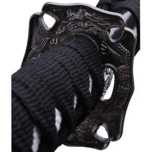 Red Dragon Black Saya Katana