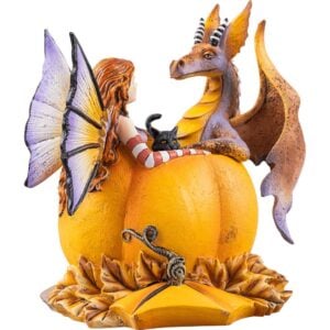 Halloween Hangout Fairy & Dragon Statue