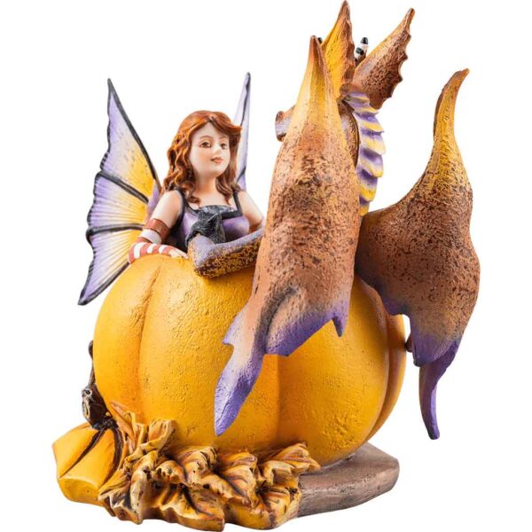 Halloween Hangout Fairy & Dragon Statue